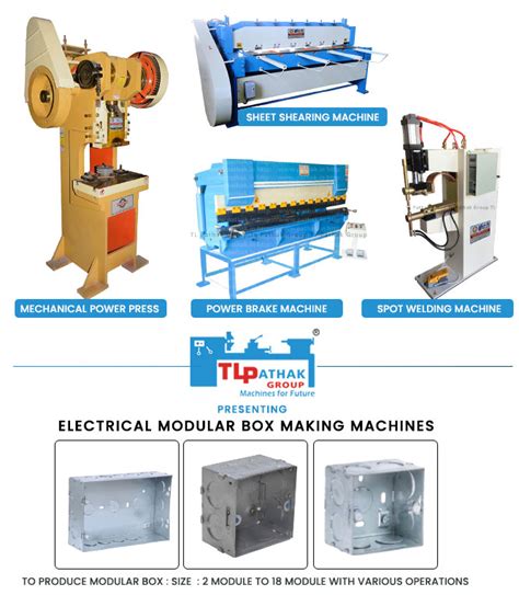 modular metal box making machine|ELECTRICAL MODULAR BOX .